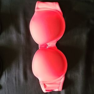 Pink Strapless Bra